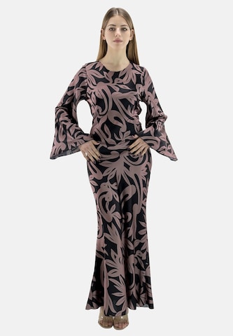 Elara Kleid in Rot: Vorderseite