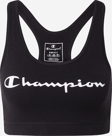 Champion Authentic Athletic Apparel - Soutien de desporto em preto: frente