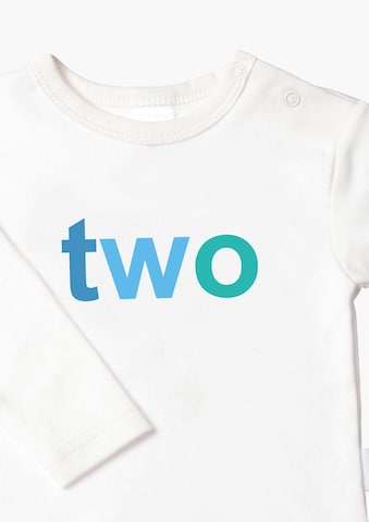 LILIPUT Cooles Langarmshirt mit 'TWO'-Print in Weiß