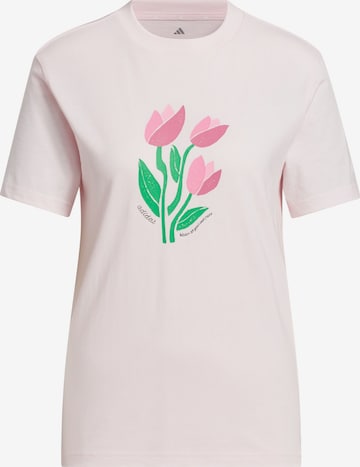 ADIDAS SPORTSWEAR - Camisa funcionais 'Bloom At Your Own Pace' em rosa: frente