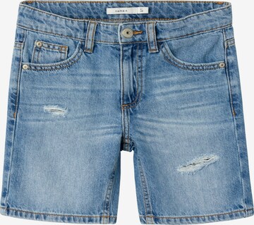 Loosefit Jean 'SILAS' NAME IT en bleu : devant