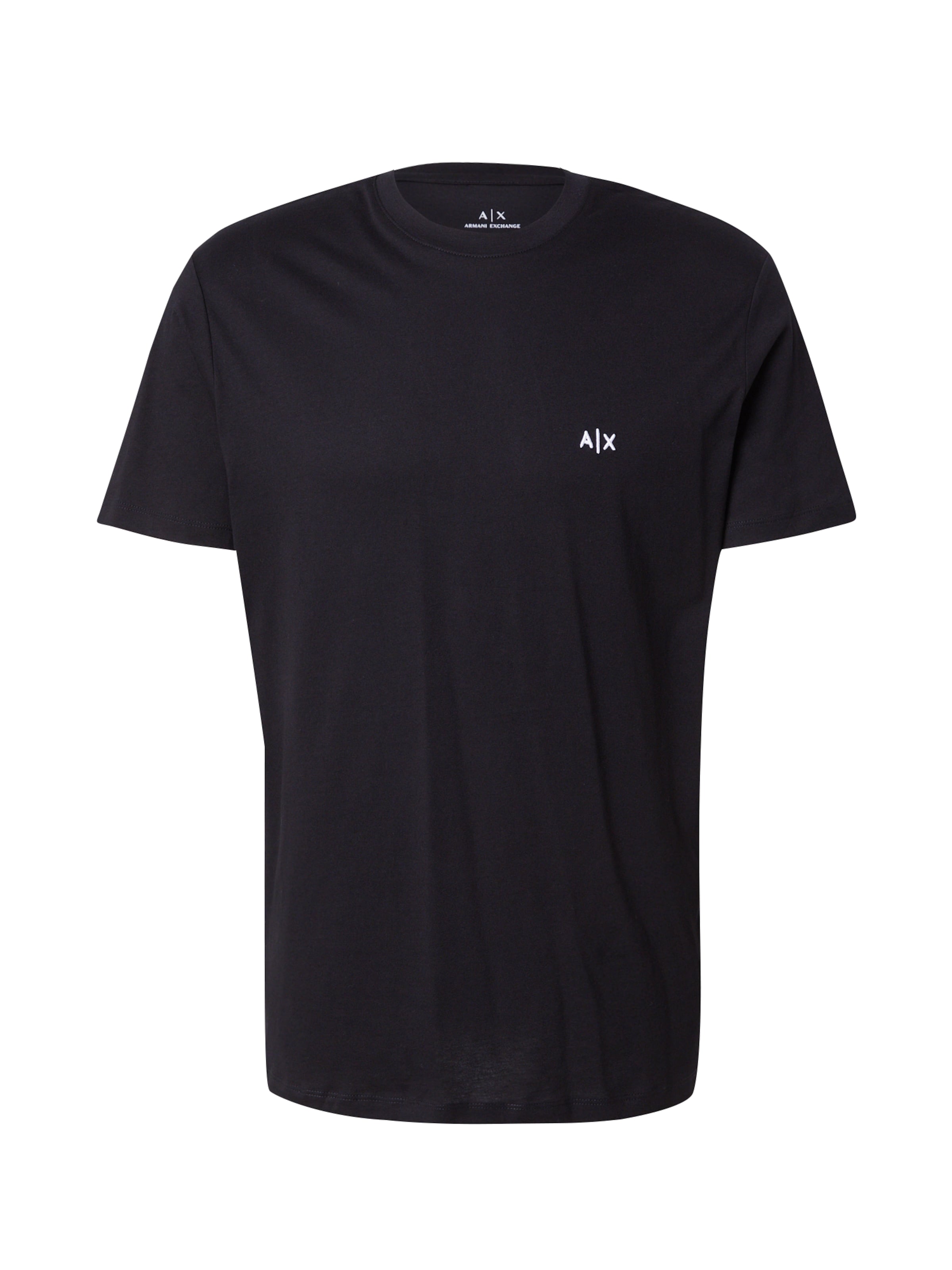 ARMANI EXCHANGE Shirt in Zwart: voorkant