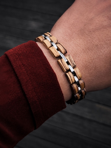 Holzwerk - Pulsera 'ALPSEE' en marrón: frente