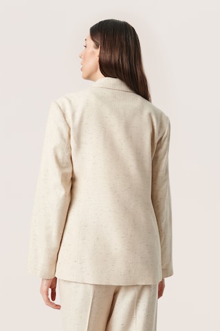 Blazer 'Sus' SOAKED IN LUXURY en beige