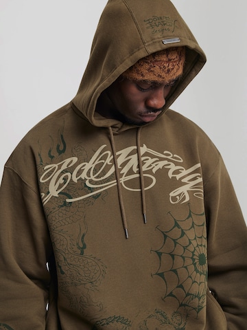 Ed Hardy - Sudadera en verde