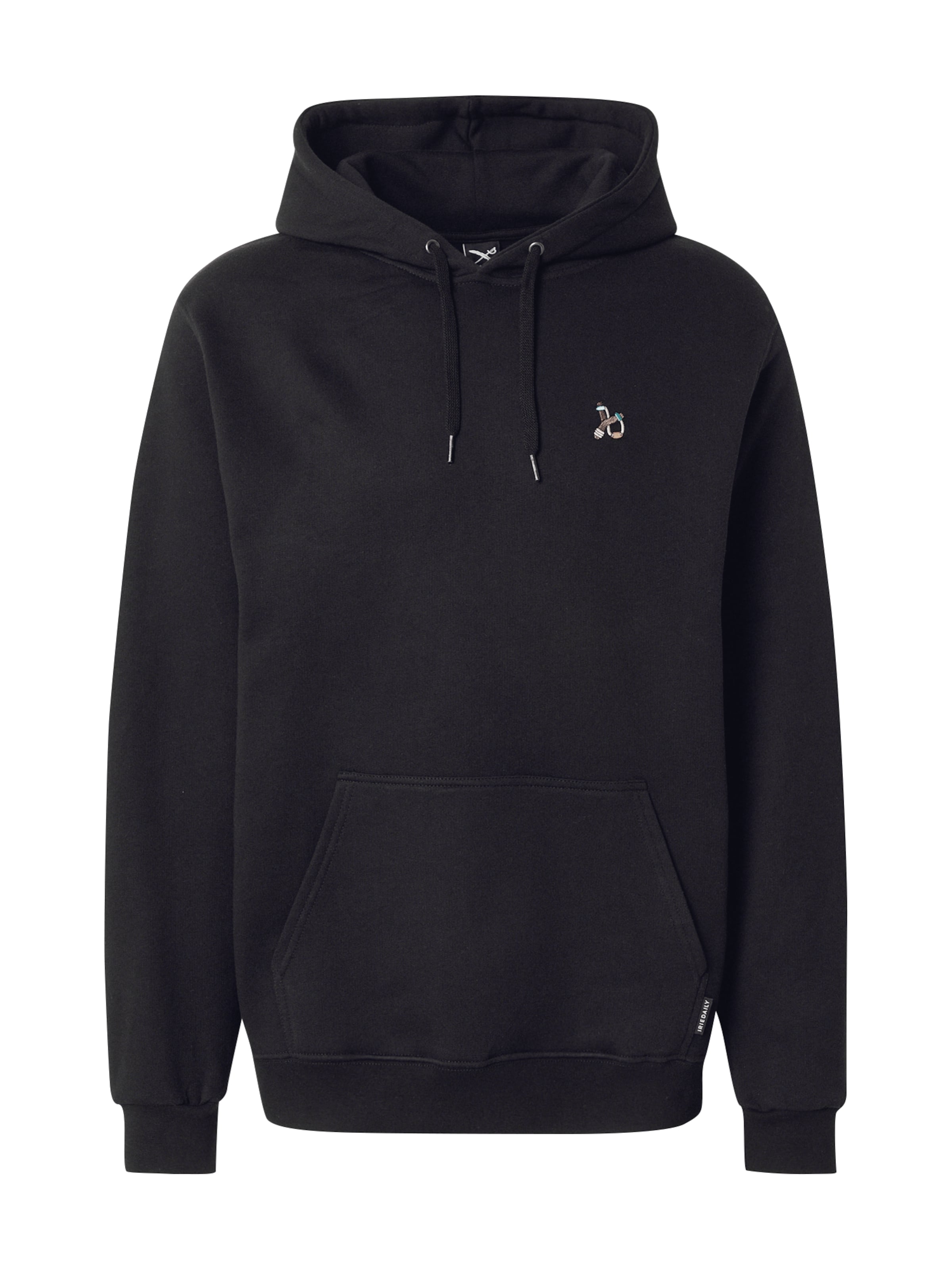 Iriedaily Tréning póló 'Zwille' - fekete: elől