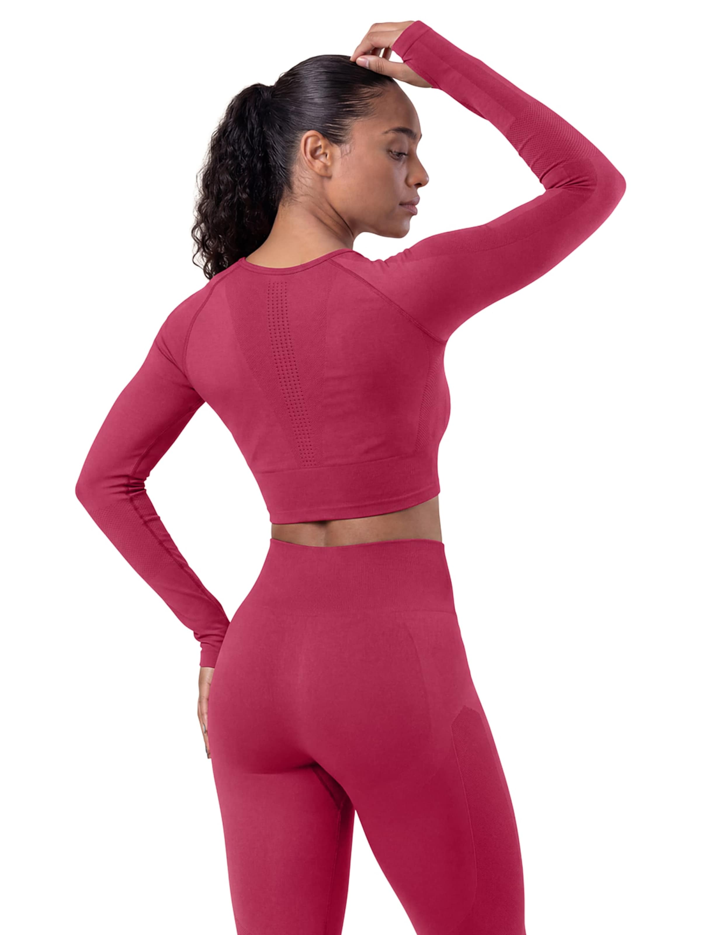 T-shirt fonctionnel 'Hilton Seamless' Gorilla Wear en rose