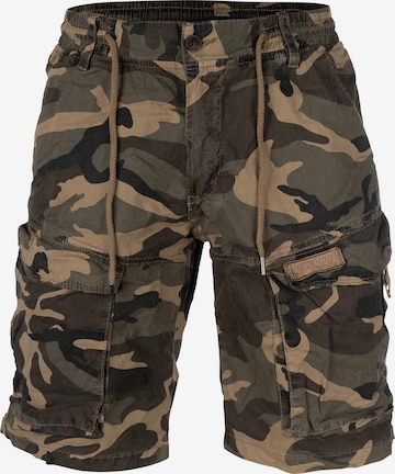 poolman Pants ' Cargoshorts Basic Utility ' in Beige: front