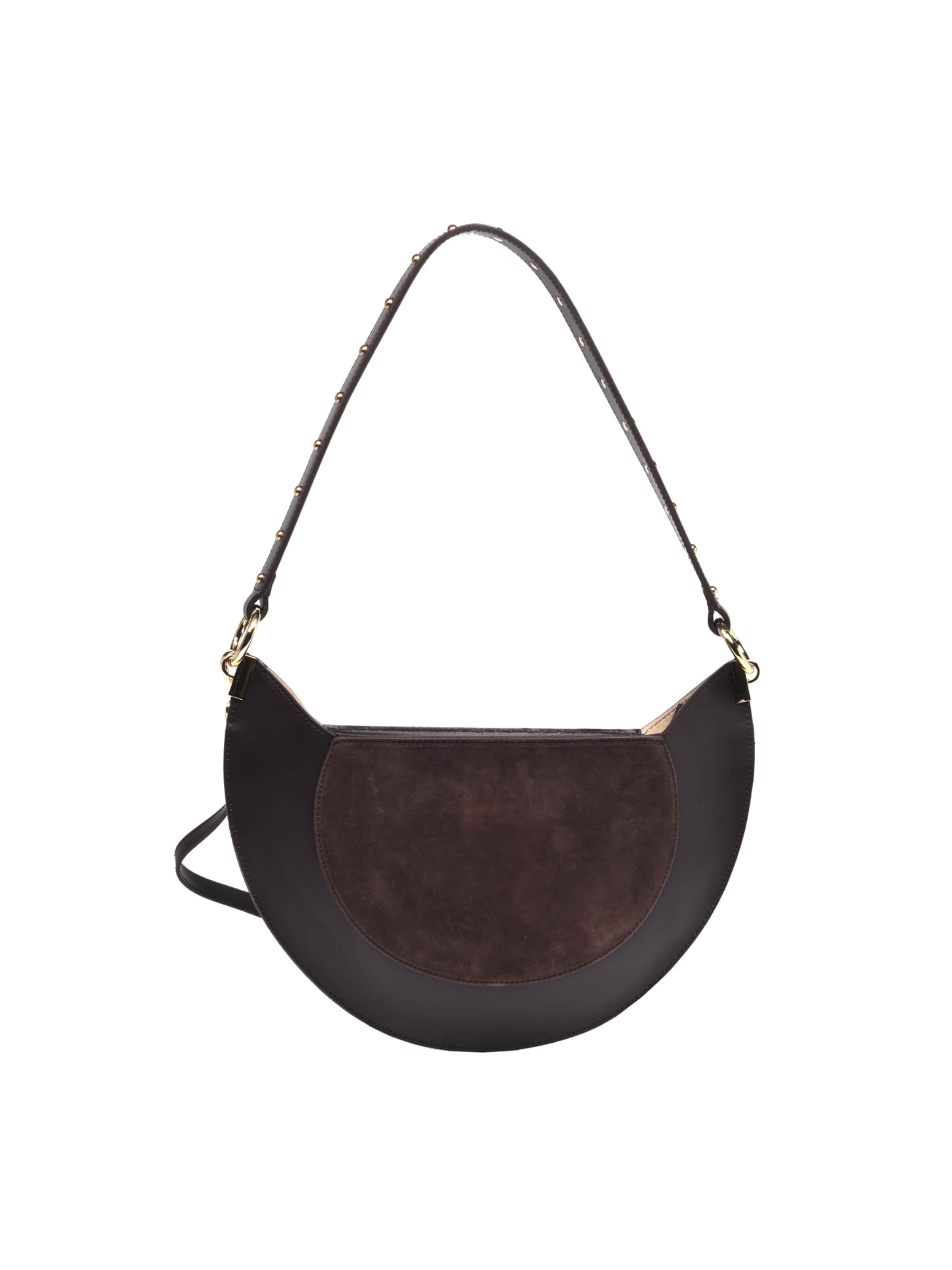 BALDININI Schoudertas in Bruin: voorkant