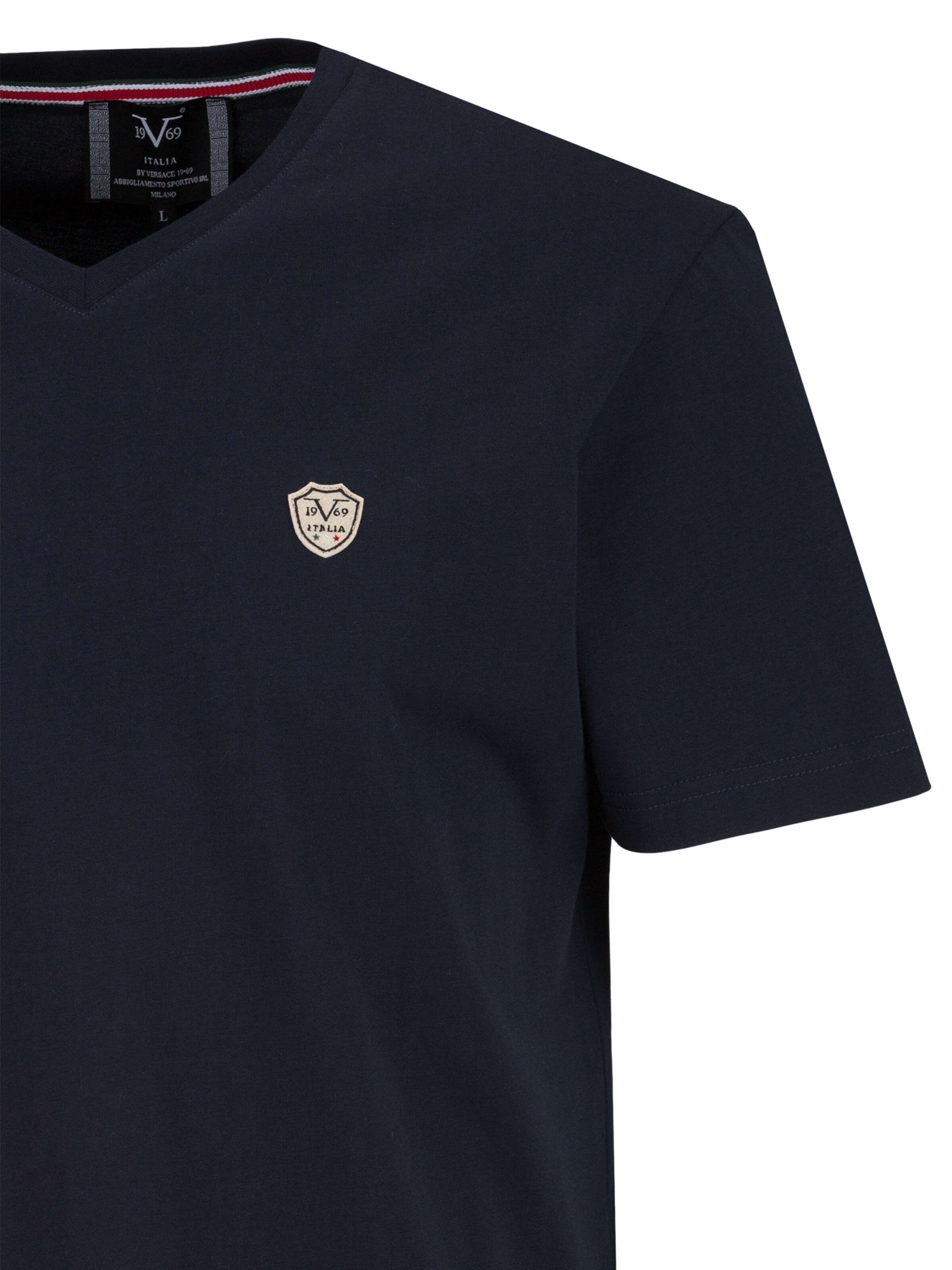 19V69 ITALIA Tričko 'Toni' – modrá