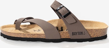 BaytonNatikače s potpeticom 'Diane' - smeđa boja: prednji dio