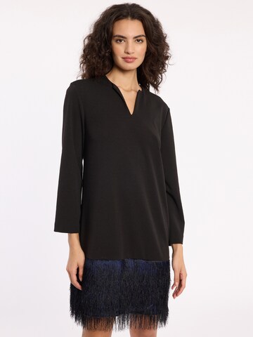 Ana Alcazar Cocktailjurk 'Abiani' in Zwart