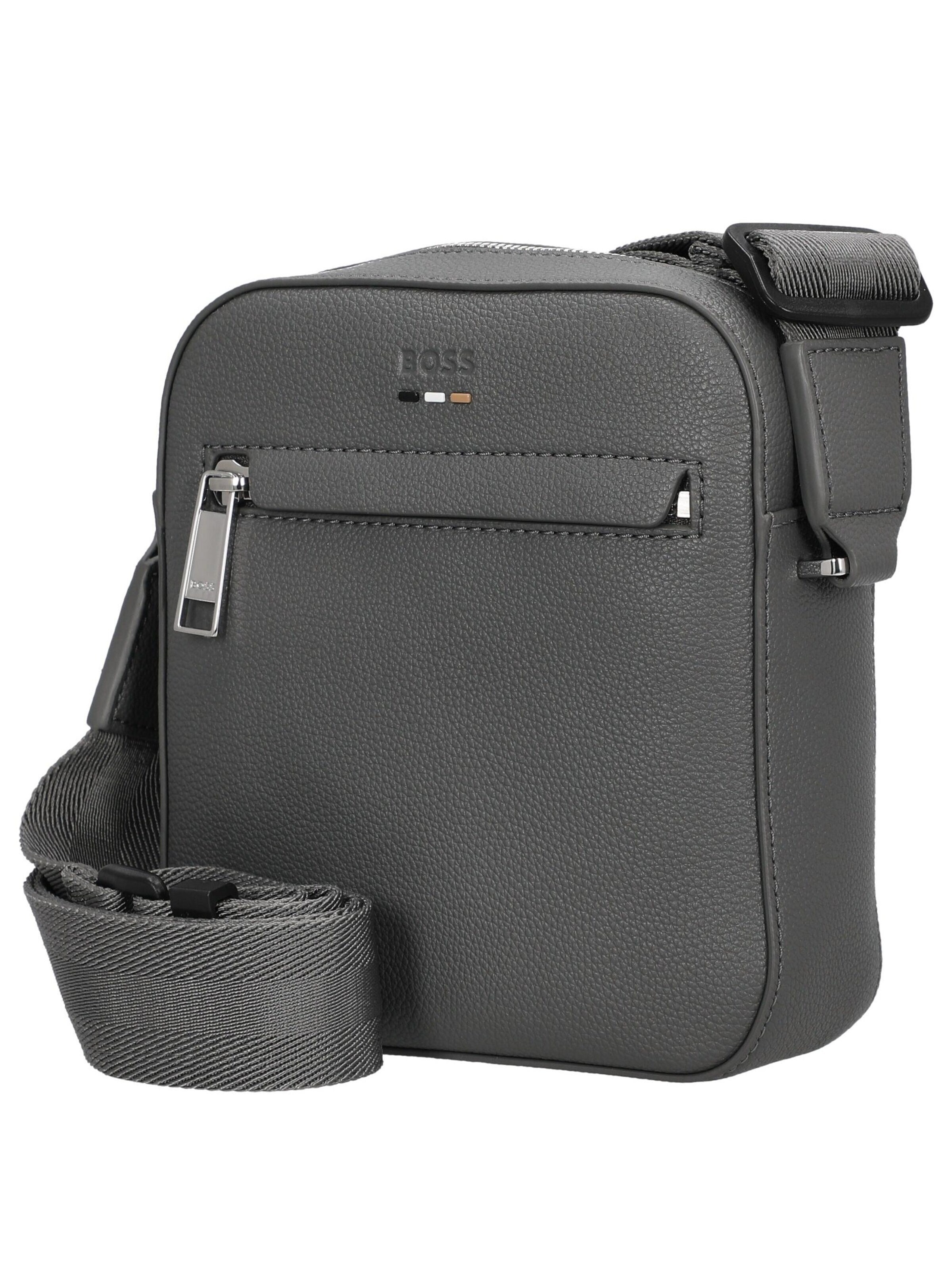 HUGO BOSS Umhängetasche 'Ray'‌‌‌‌‌‌‌ in Grau