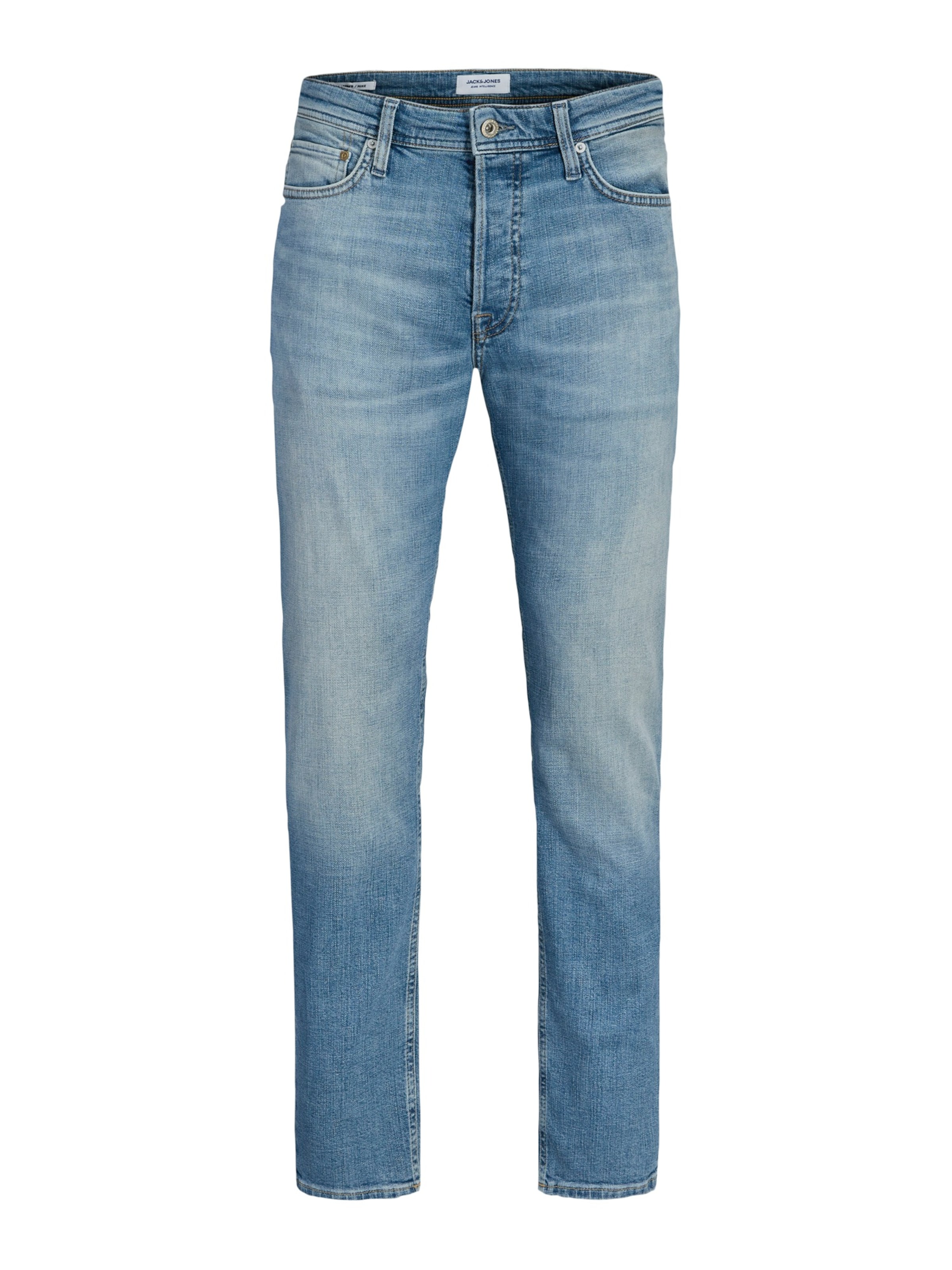 JACK & JONES Slimfit Jeans 'JJIMIKE JJORGINAL' in Blauw: voorkant