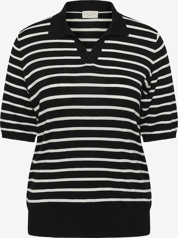 Pull-over 'KClizzy' KAFFE CURVE en noir : devant