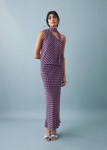 MANGO TEEN Top 'Chiffy' in Purple