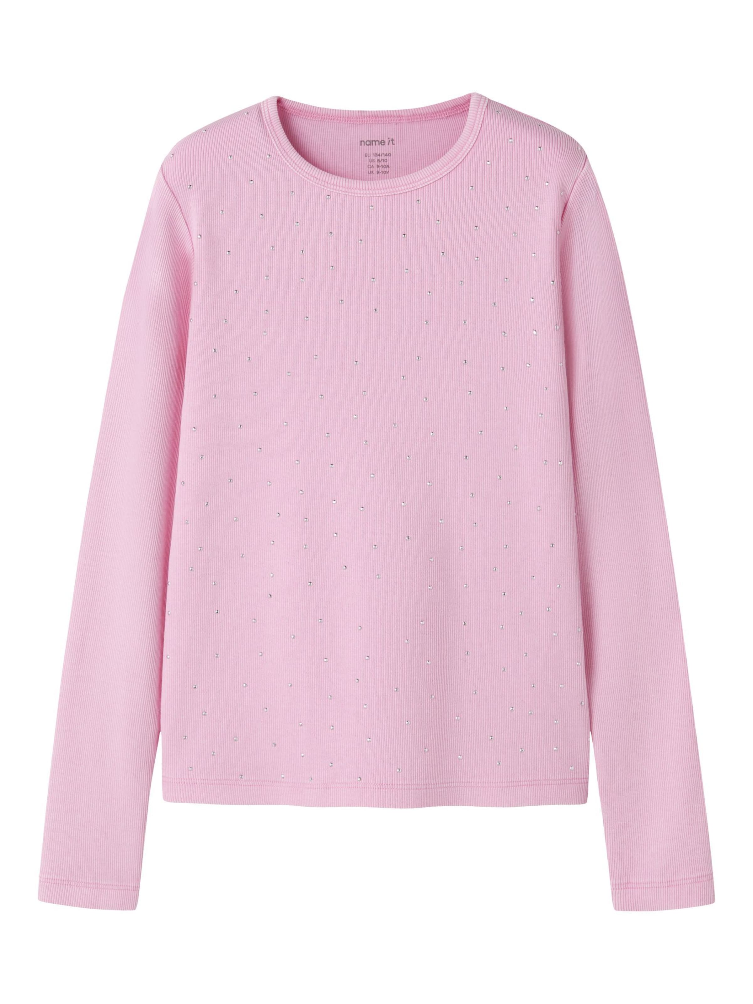 T-Shirt NAME IT en rose : devant