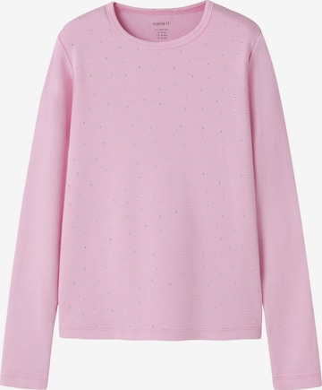 T-Shirt NAME IT en rose : devant