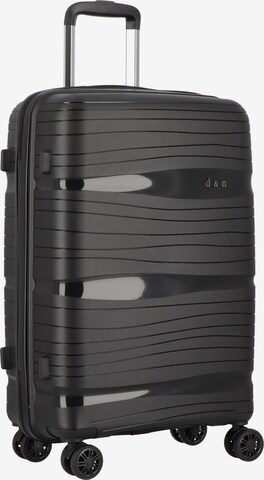 Set di valigie 'Travel Line 4300 ' di D&N in nero