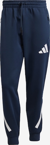 ADIDAS SPORTSWEAR Конический (Tapered) Спортивные штаны 'Z.N.E.' в Синий: спереди