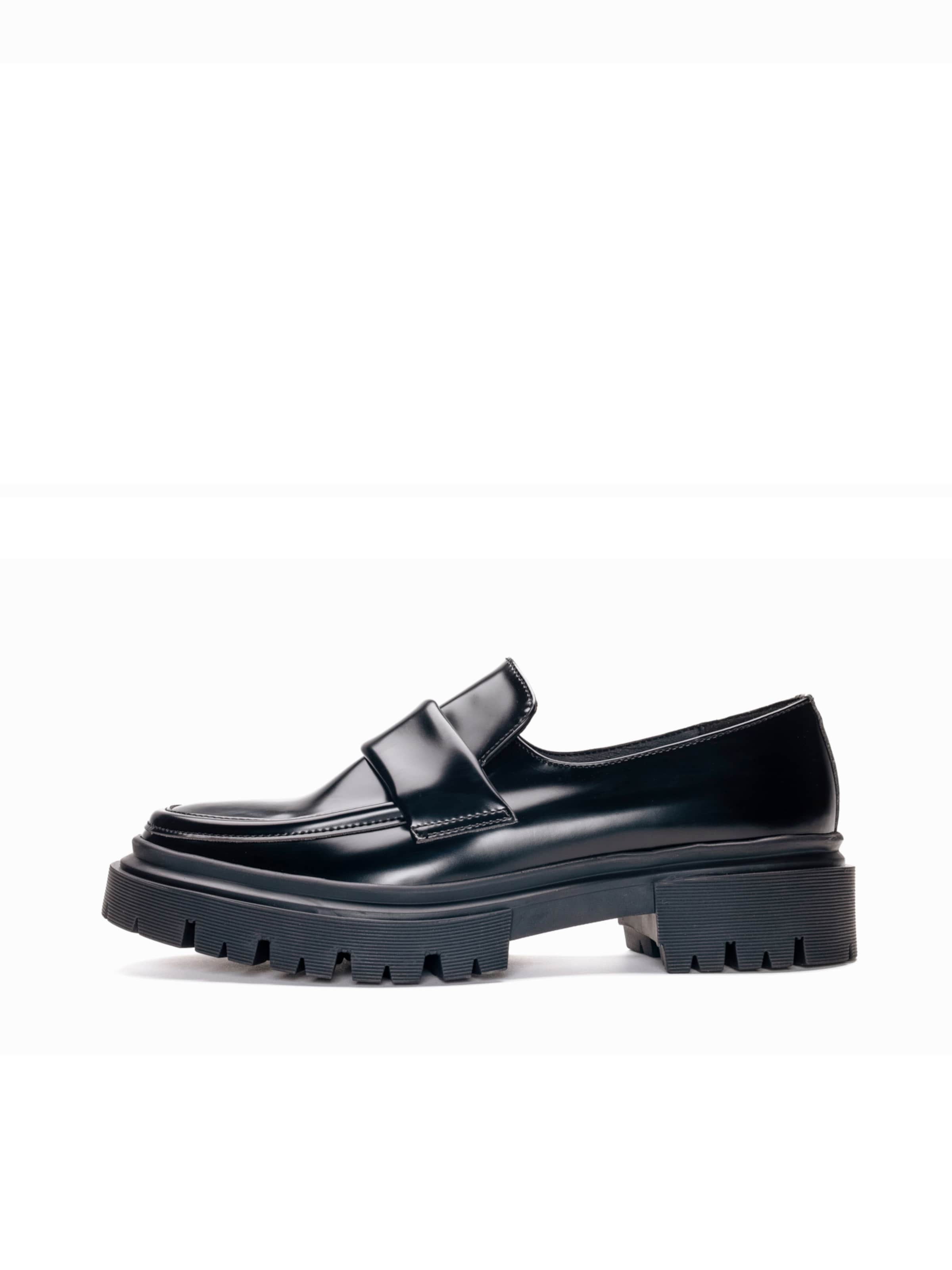 nae Vegan Shoes - Mocassins 'Esel' em preto: frente