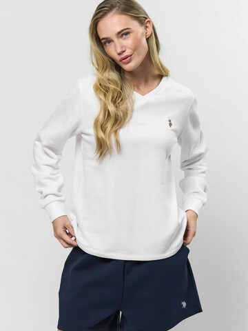 U.S. POLO ASSN. Trui in Wit: voorkant