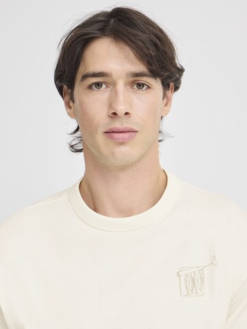 Casual Friday Shirt ' CFARCHER print ' in White