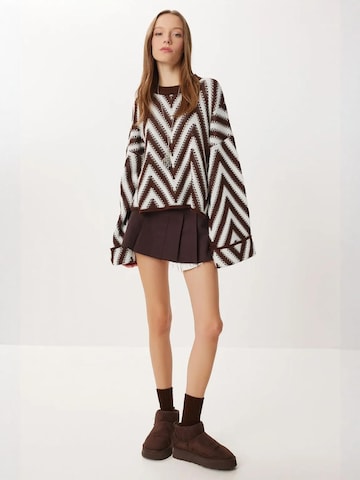 Happiness İstanbul Oversized Sweater in Brown