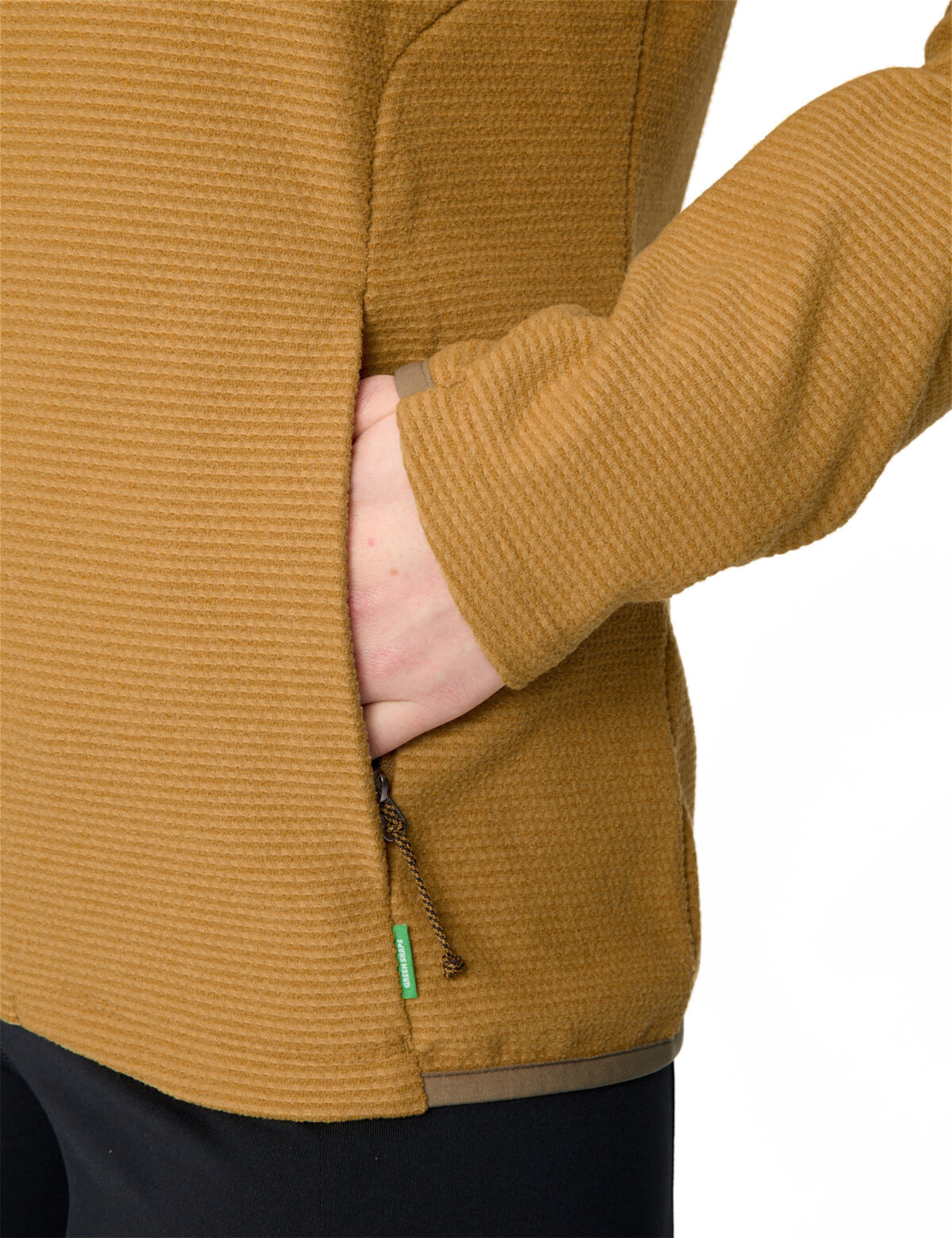 VAUDE Functionele fleece jas 'Strathcona' in Bruin