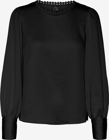 VERO MODA Shirt 'Pritti' in Zwart: voorkant