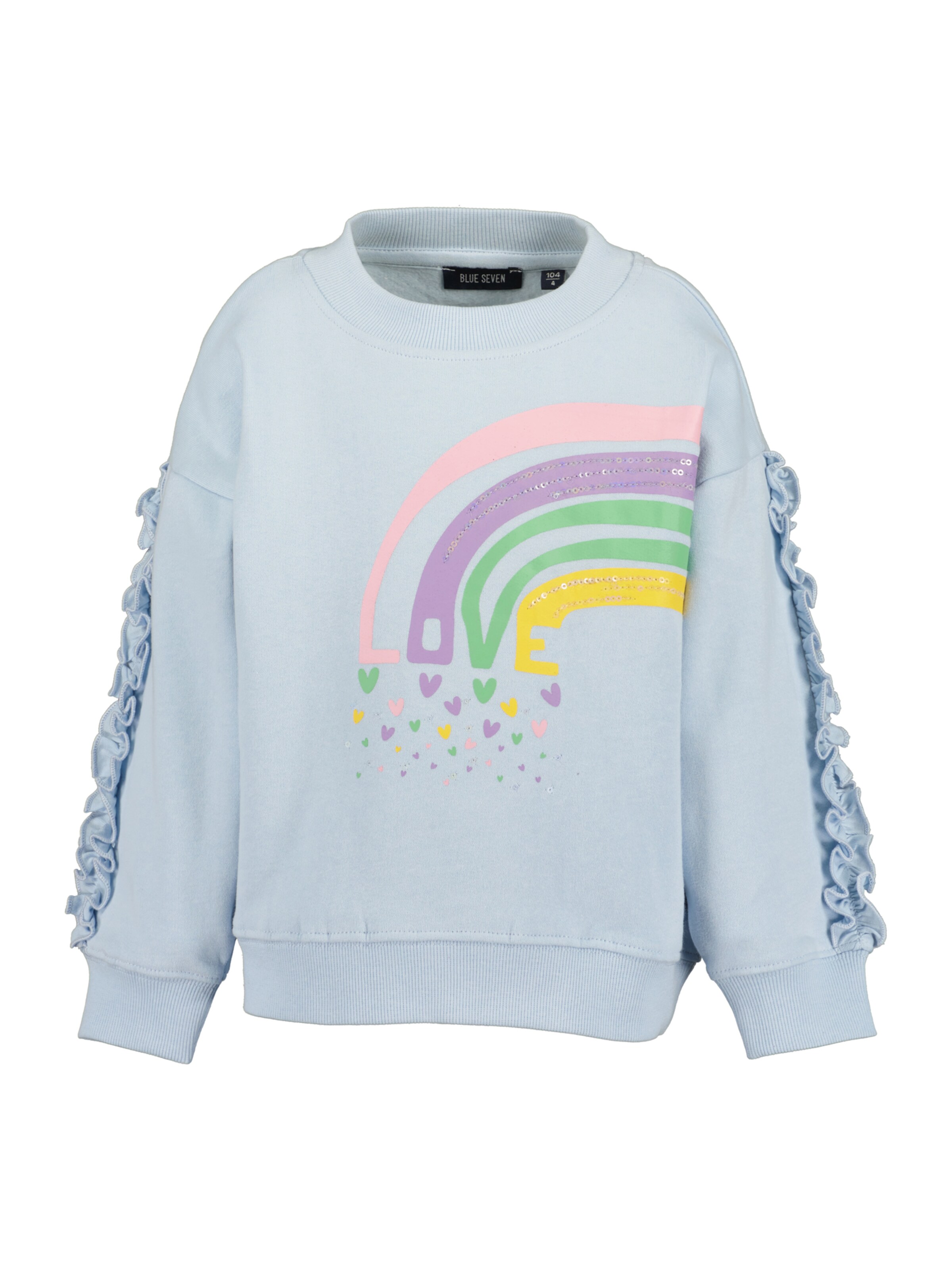 Sweat-shirt BLUE SEVEN en bleu : devant