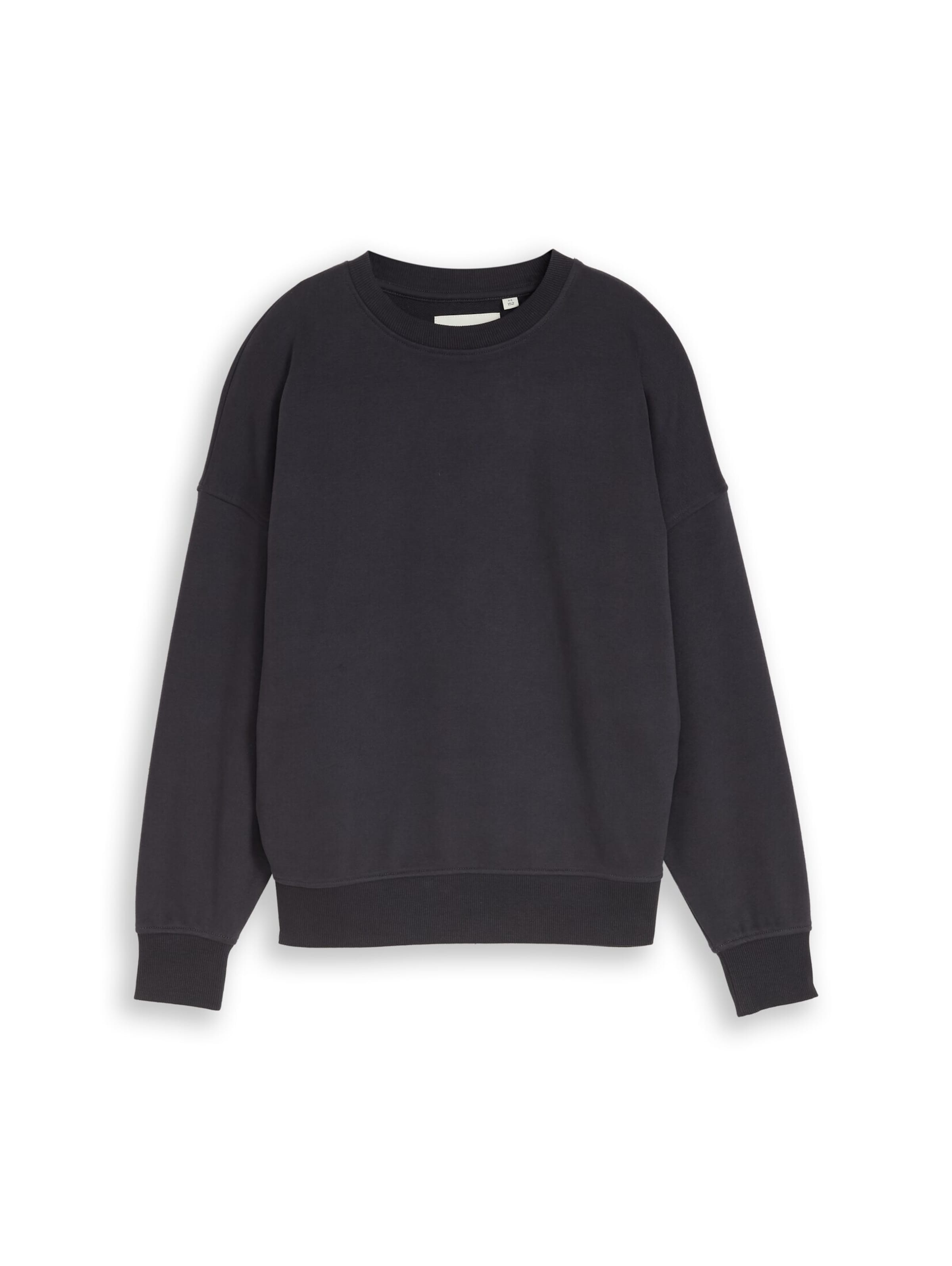 TOM TAILOR Sweatshirt in Grey: front