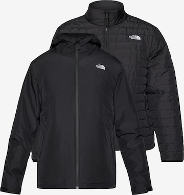 juoda THE NORTH FACE Laisvalaikio striukė 'Carto Triclimate': priekis
