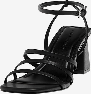 Pull&Bear Sandal i svart: framsida