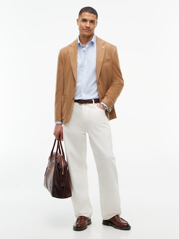 Slim fit Camicia 'FLEX' di TOMMY HILFIGER in blu