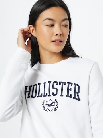 HOLLISTER Mikina – bílá