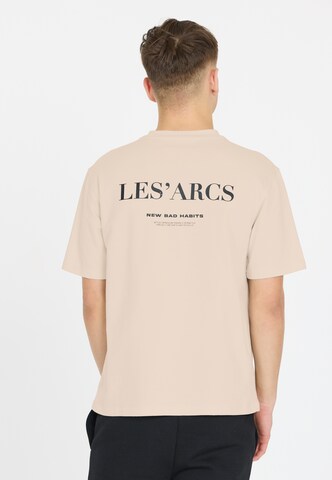 Les'Arcs Performance shirt 'Tynan' in Beige