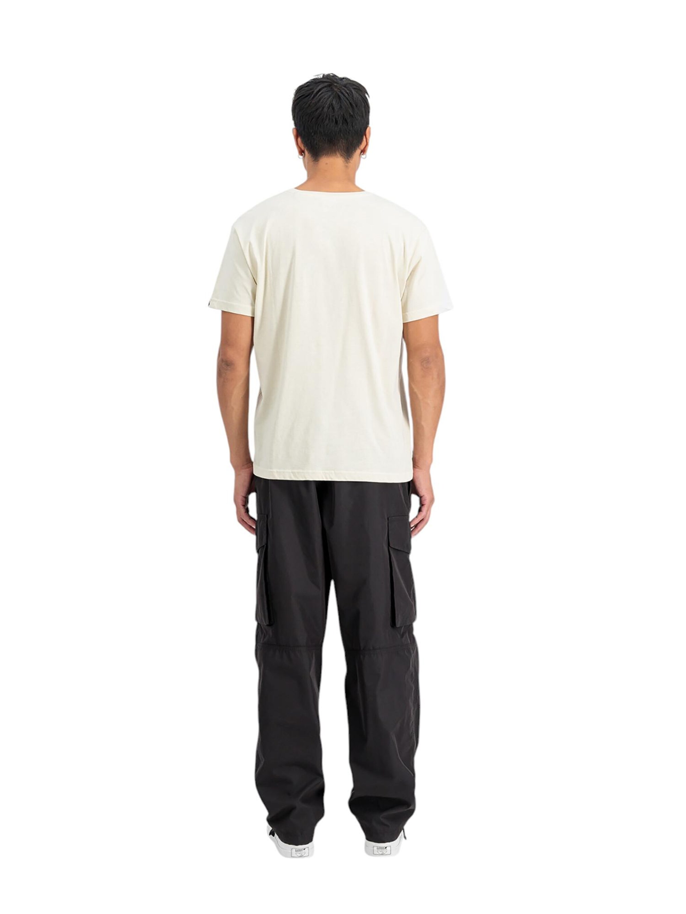 ALPHA INDUSTRIES Shirt 'Basic Carbon'‌‌‌‌‌‌‌‌‌ in Weiß