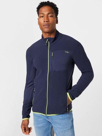 CMP Athletic fleece jacket in Blue: front