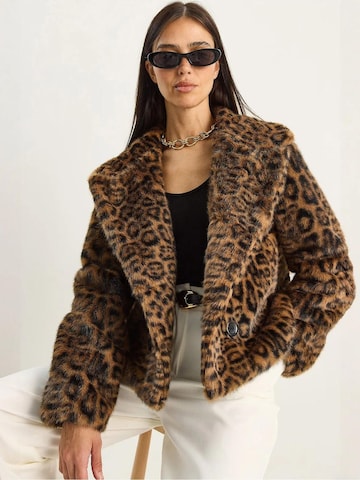 Manteau d’hiver Bianco Lucci en marron : devant