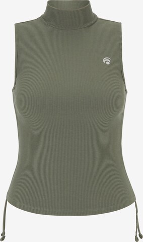 OCEANSAPART - Top desportivo 'Venice' em verde: frente