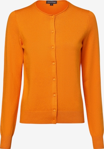Franco Callegari Knit Cardigan in Orange: front