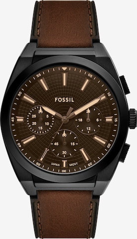 FOSSIL Analog watch 'Everett' in Brown: front