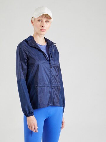 ASICS - Chaqueta deportiva en azul: frente