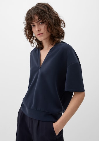 Sweat-shirt s.Oliver en bleu : devant