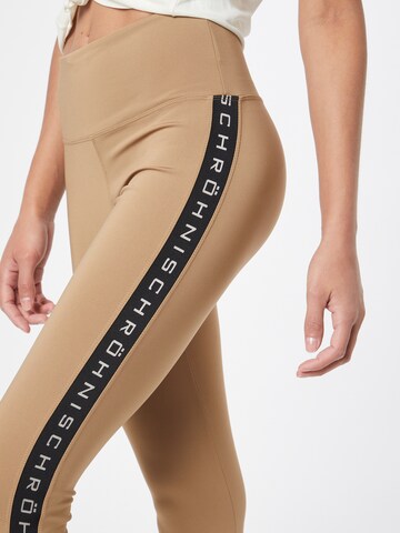 Röhnisch Skinny Sporthose 'KAY' in Braun