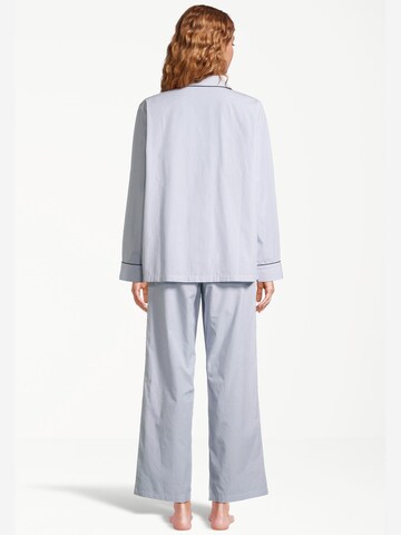 SEIDENSTICKER Pyjama 'Web'‌‌‌‌‌‌‌ in Blau