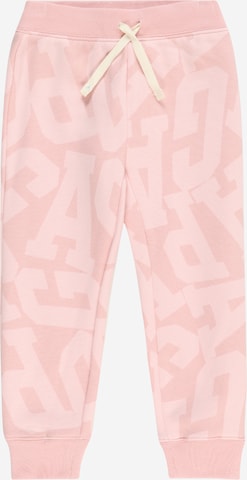 Effilé Pantalon GAP en rose : devant