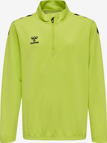 Hummel Sportief sweatshirt 'Core' in Geel: voorkant