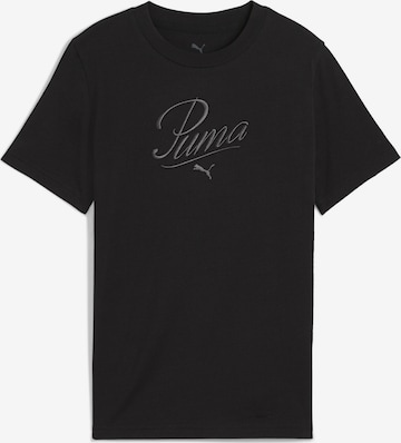 PUMA Shirt 'Essentials' in Black: front